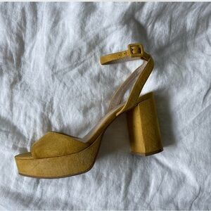 Yellow Chinese Laundry Heels